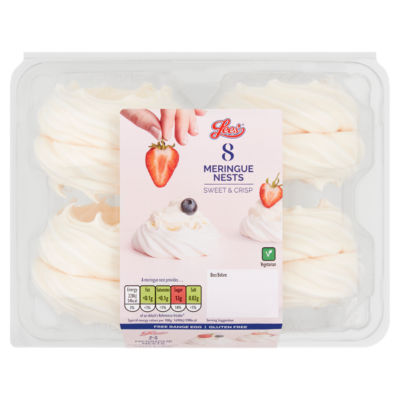 Lees' 8 Meringue Nests