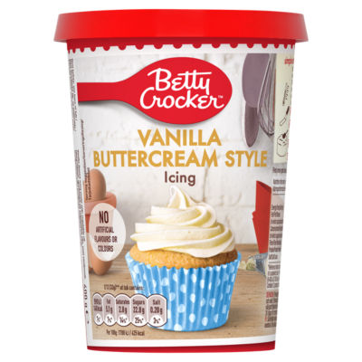 Betty Crocker Vanilla Buttercream Style Icing 400G