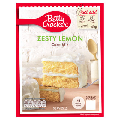 Betty Crocker Zesty Lemon Cake Mix 425G