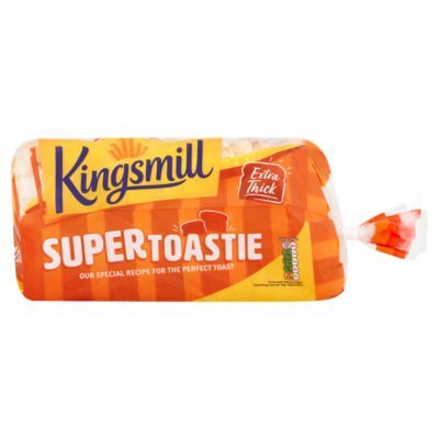 Kingsmill Super Toasty Extra Thick White Bread 750g