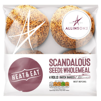 Allinson's Allinson's Scandalous 4 Seeds Wholemeal Rolls