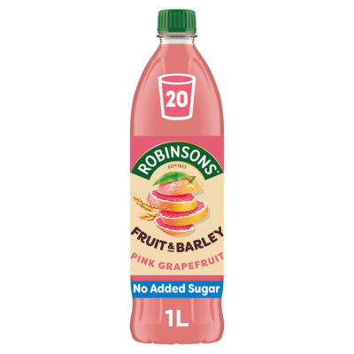 Robinsons Fruit & Barley with Vitamins Pink Grapefruit Squash 1L