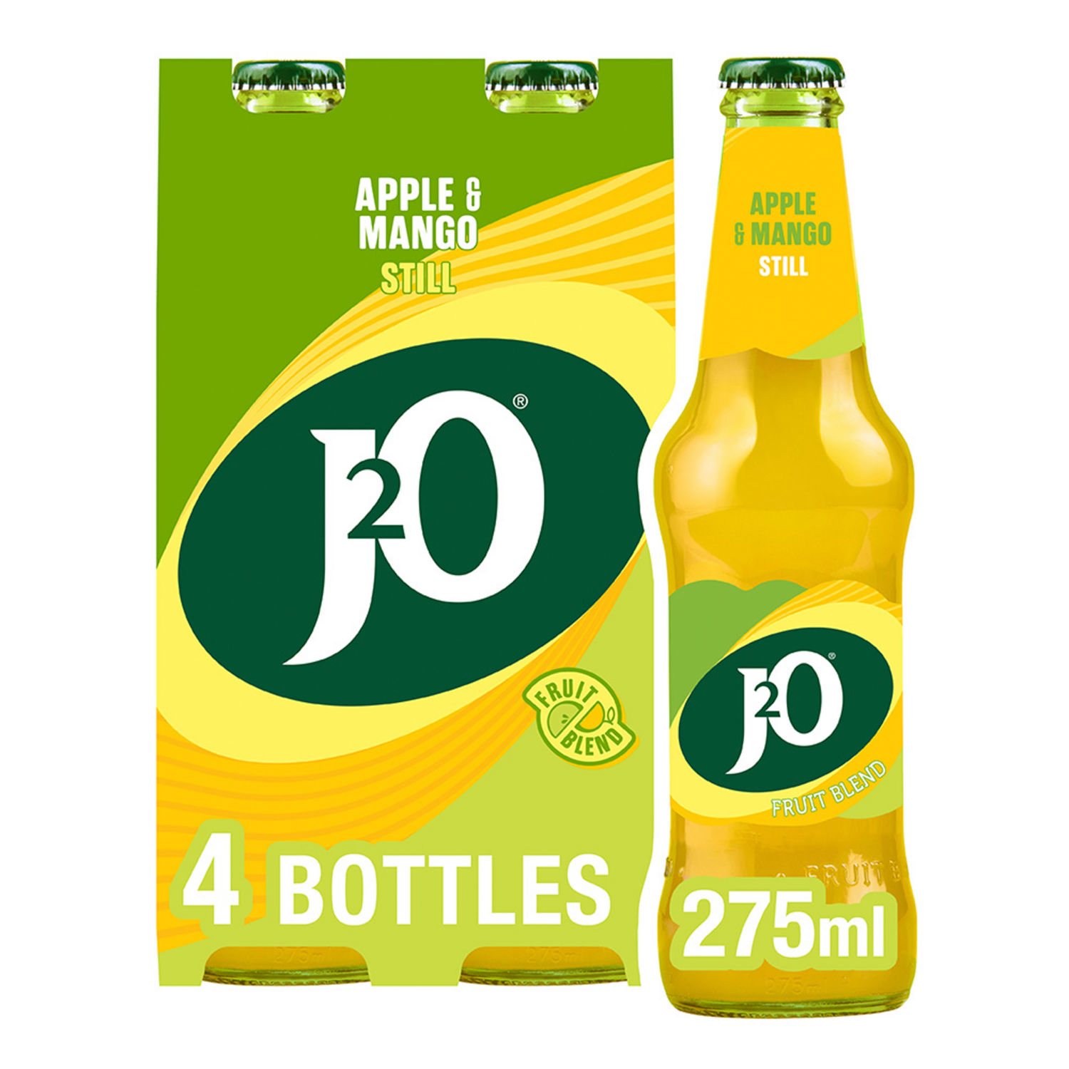 J2O Apple & Mango Soft Drink 4 x 275ml
