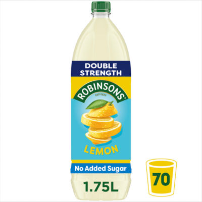 Robinsons Double Strength Lemon Squash 1.75L