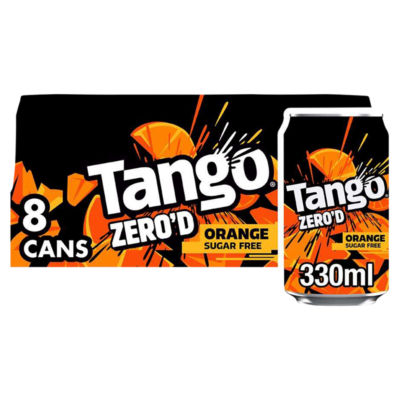 Tango Orange Sugar Free Cans 8 x 330ml