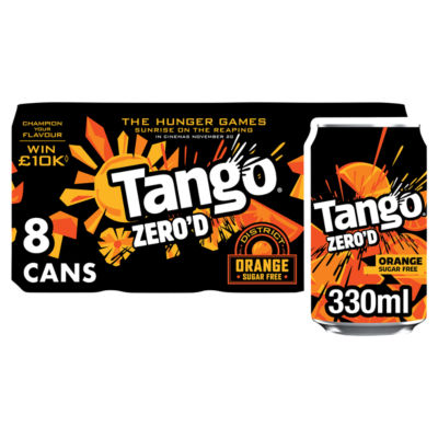 Tango Zero'd District Orange 8 X 330Ml
