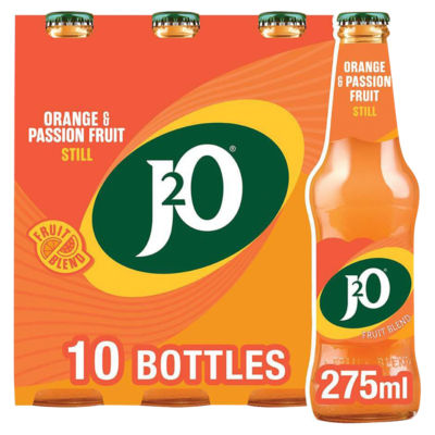 J2O Orange & Passion Fruit 10x275ml
