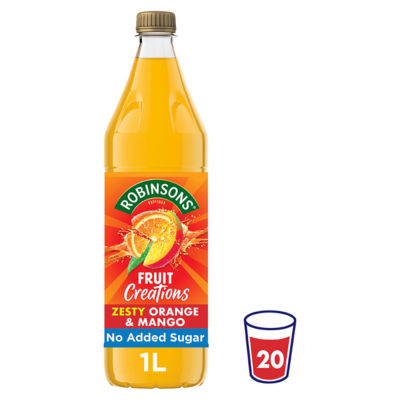 Robinsons Fruit Creations Orange & Mango Squash 1L