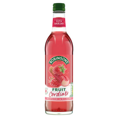 Robinsons Raspberry, Rhubarb & Orange Blossom Fruit Cordial 500ml