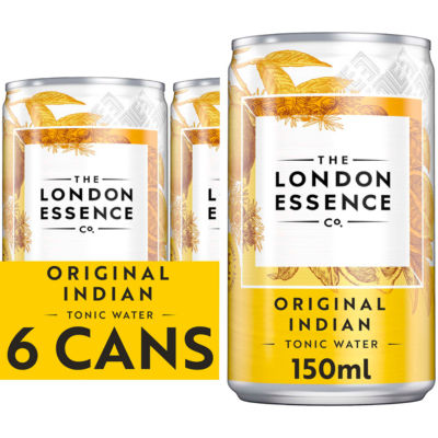 The London Essence Co . London Essence, Indian Tonic Water, 150ml, Pack of 6 Cans
