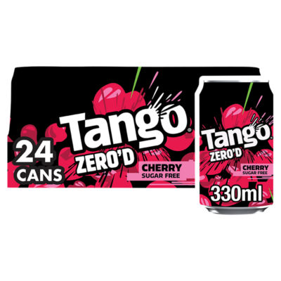 Tango Sugar Free Soft Drink - Cherry 24 x 330ml