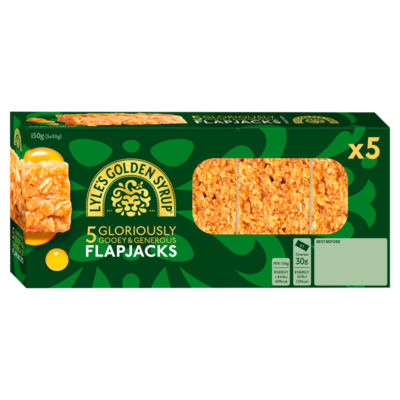 Lyles Golden Syrup Flapjacks 5 x 30g (150g)