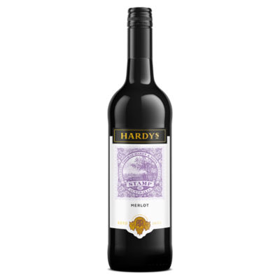 Hardys Stamp Merlot Red Wine 75cl