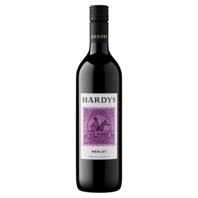 Hardys Stamp Merlot Red Wine 75cl