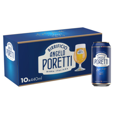 Birrificio Angelo Poretti Premium Lager Beer 10 x 440ml Cans