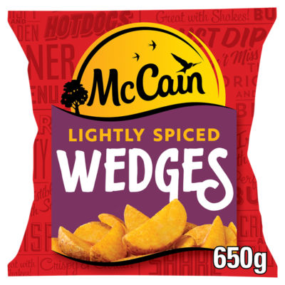 McCain lightly spiced potato wedges
