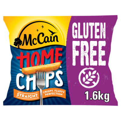 McCain Home Chips Gluten Free Straight Cut 1.6kg