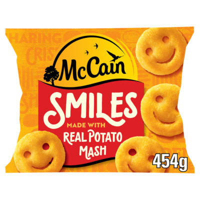 Mccain Potato Smiles 454G