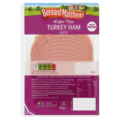 Bernard Matthews Wafer Thin Turkey Ham Slices 90g
