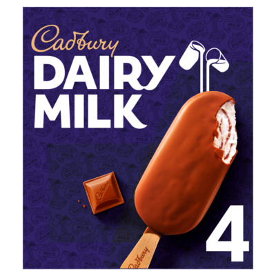 Cadbury Dairy Milk Ice Cream 4x90ml