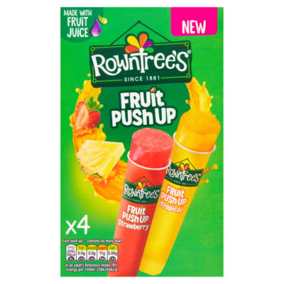 Fruit Push Up Strawberry & Tropical 4x90ml