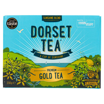 Dorset Tea 80 Luxury Tea Bags 250G