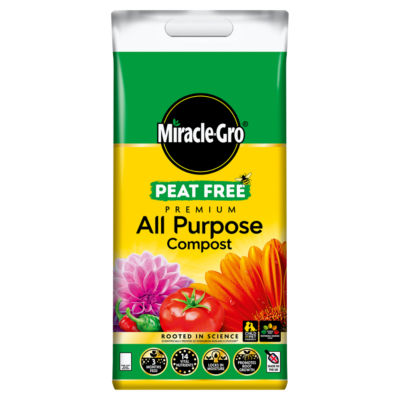 Miracle-Gro ALL PURPOSE PEAT FREE COMPOST 10L