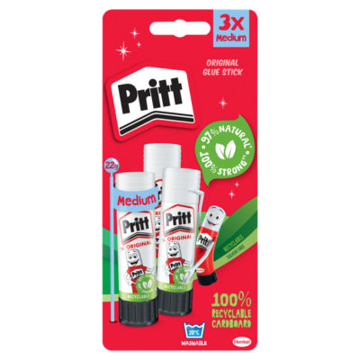 Henkel Medium Original Glue Stick 3 x 22g