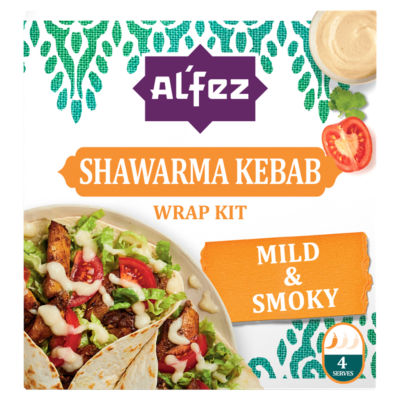 Lebanese Style Shawarma Kebab Wrap Kit 410g