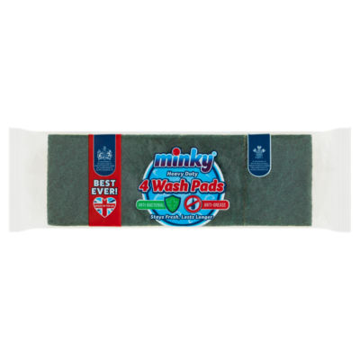 Minky 4 Heavy Duty Wash Pads