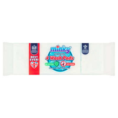 Minky 4 Non Scratch Wash Pads