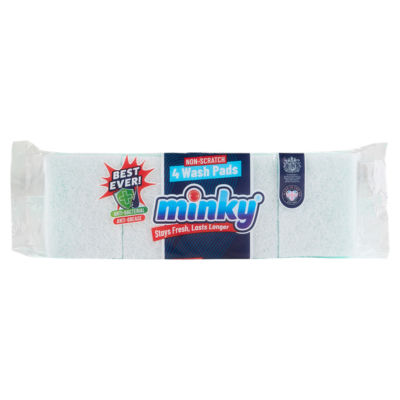 Minky 4 Non Scratch Wash Pads