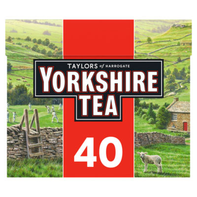 Yorkshire 40 Tea Bags 125G