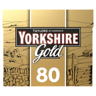 Taylors Of Harrogate Yorkshire Gold 80 Tea Bags 250G