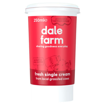 dale farm Single Cream 250Ml