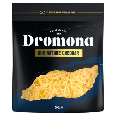 DROMONA Grated Mature Cheddar 200G