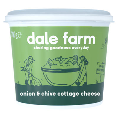 dale farm Spelga Onion & Chive Cottage Cheese