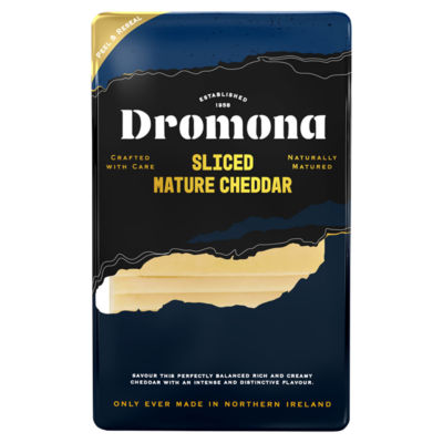DROMONA Sliced Mature Cheddar 160g