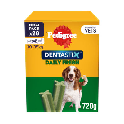 Pedigree Dentastix Fresh Medium Dog Treats 28 Dental Sticks