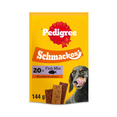 Pedigree SCHMACKOS Fish Mix Dog Treats 20 Strips