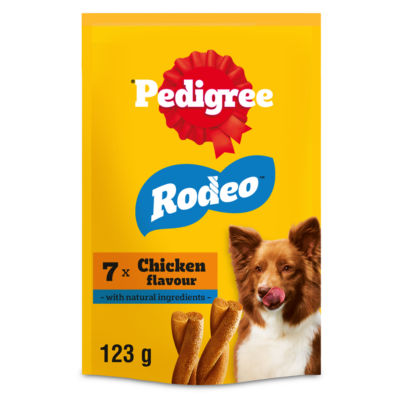 Pedigree Rodeo Adult Dog Treats Chicken 7 Sticks