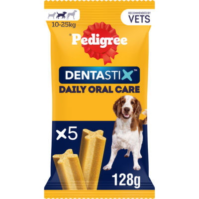 Pedigree Dentastix Daily Medium Dog Treats 5 Dental Sticks