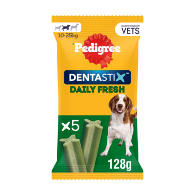 Pedigree Dentastix Fresh Medium Dog Treats 5 Dental Sticks