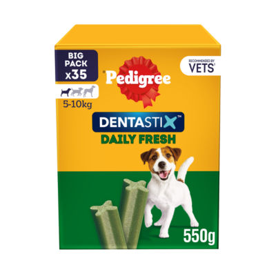 Pedigree Dentastix Fresh - Daily Oral Care for Small Dogs (5-10kg) - 35 Sticks