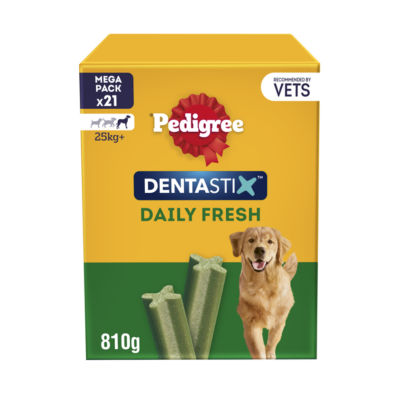 Pedigree Dentastix Fresh Large Dog Treats 21 Dental Sticks