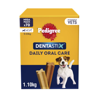 Pedigree Dentastix Daily Small Dog Treats 70 Dental Sticks