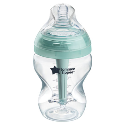 Tommee Tippee 260Ml Advanced Anti-Colic Baby Bottle, Slow-Flow Breast-Like Teat