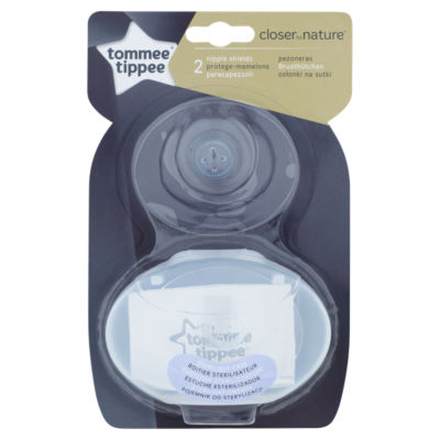 Tommee Tippee Two Closer to Nature Clear Nipple Shields