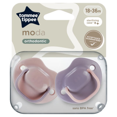 Tommee Tippee Moda Soother, 18-36m, Pack of 2