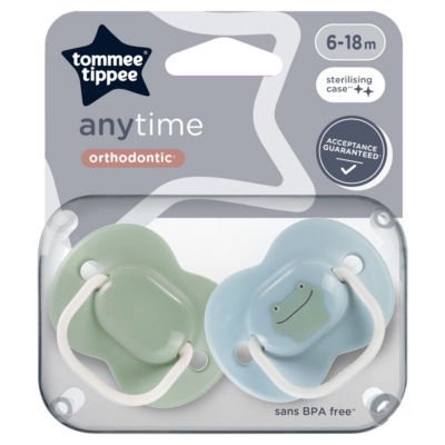 Tommee Tippee Anytime Soothers, 6-18m, Pack of 2